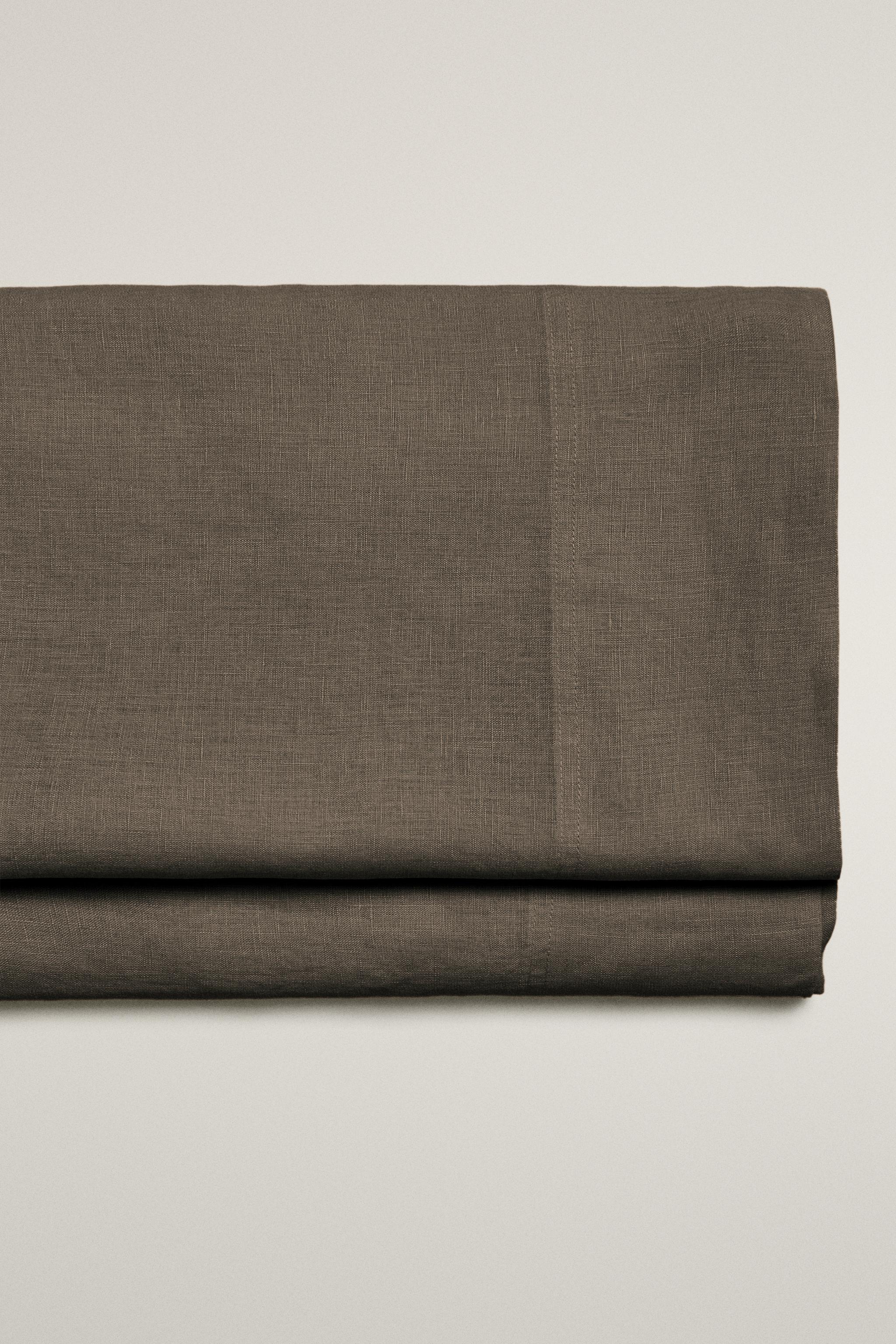 WASHED LINEN FLAT SHEET