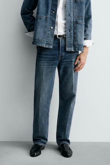 JEANS STRAIGHT FIT LIMITED EDITION - Azul medio de Zara
