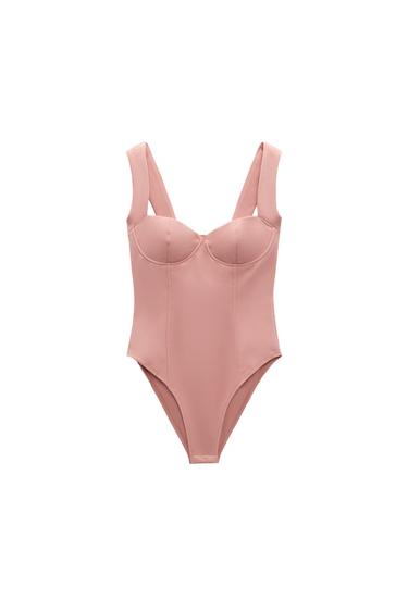 STRAPPY BODYSUIT WITH UNDERWIRE