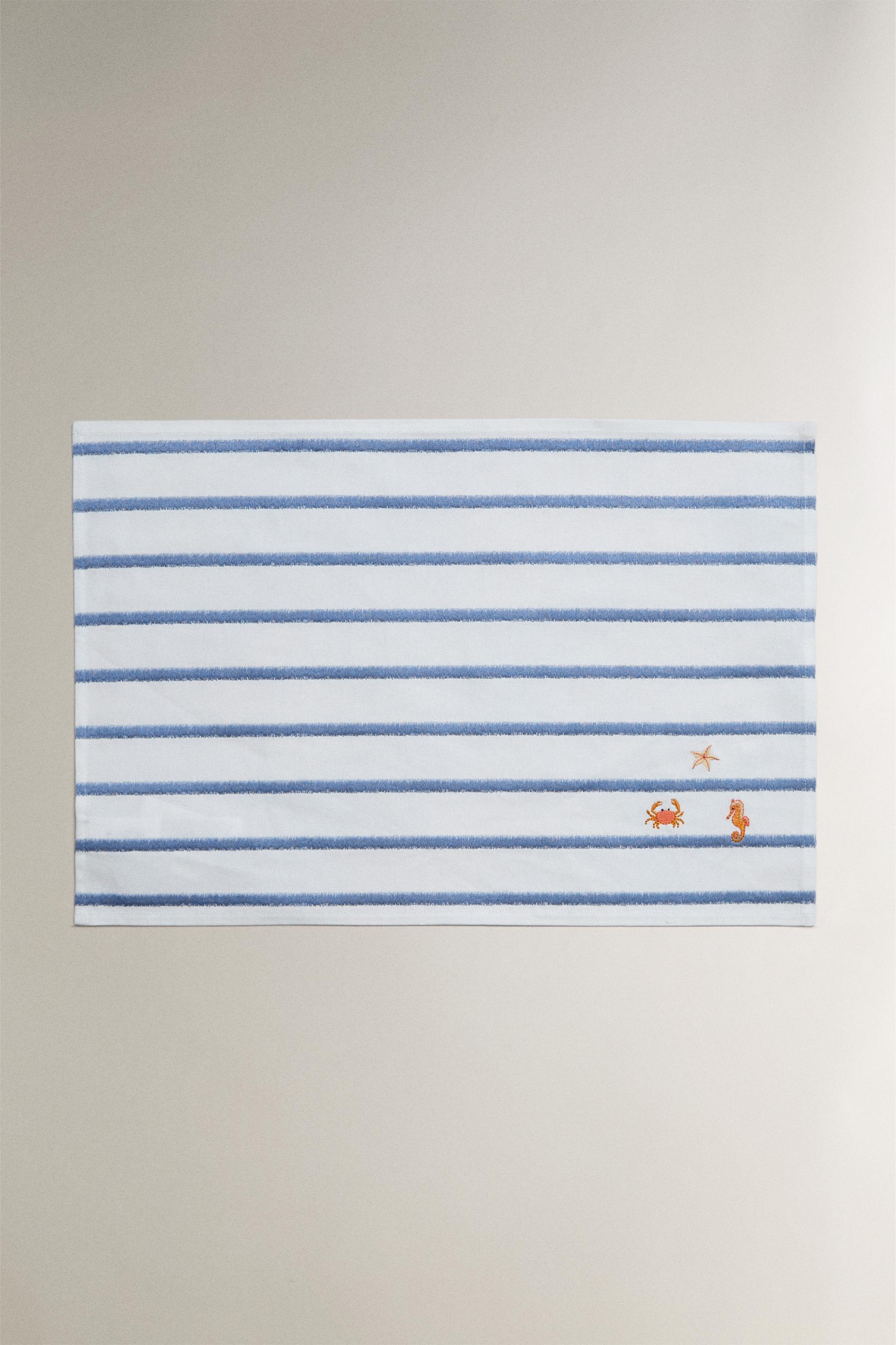 Zara EMBROIDERED PLACEMAT