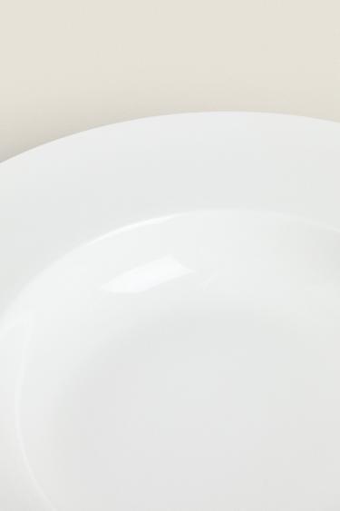 BONE CHINA SOUP PLATE - White by Zara - Image 4
