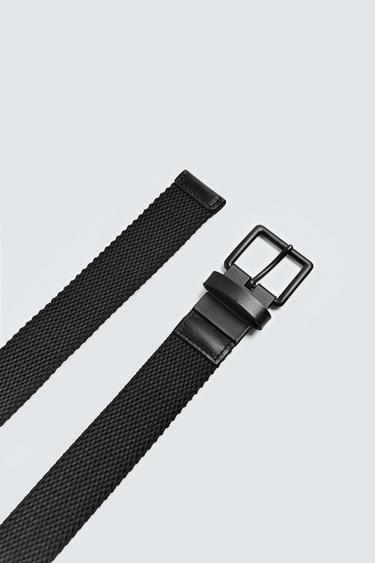 CEINTURE ÉLASTIQUE RÉVERSIBLE - Noir de Zara - Image 3