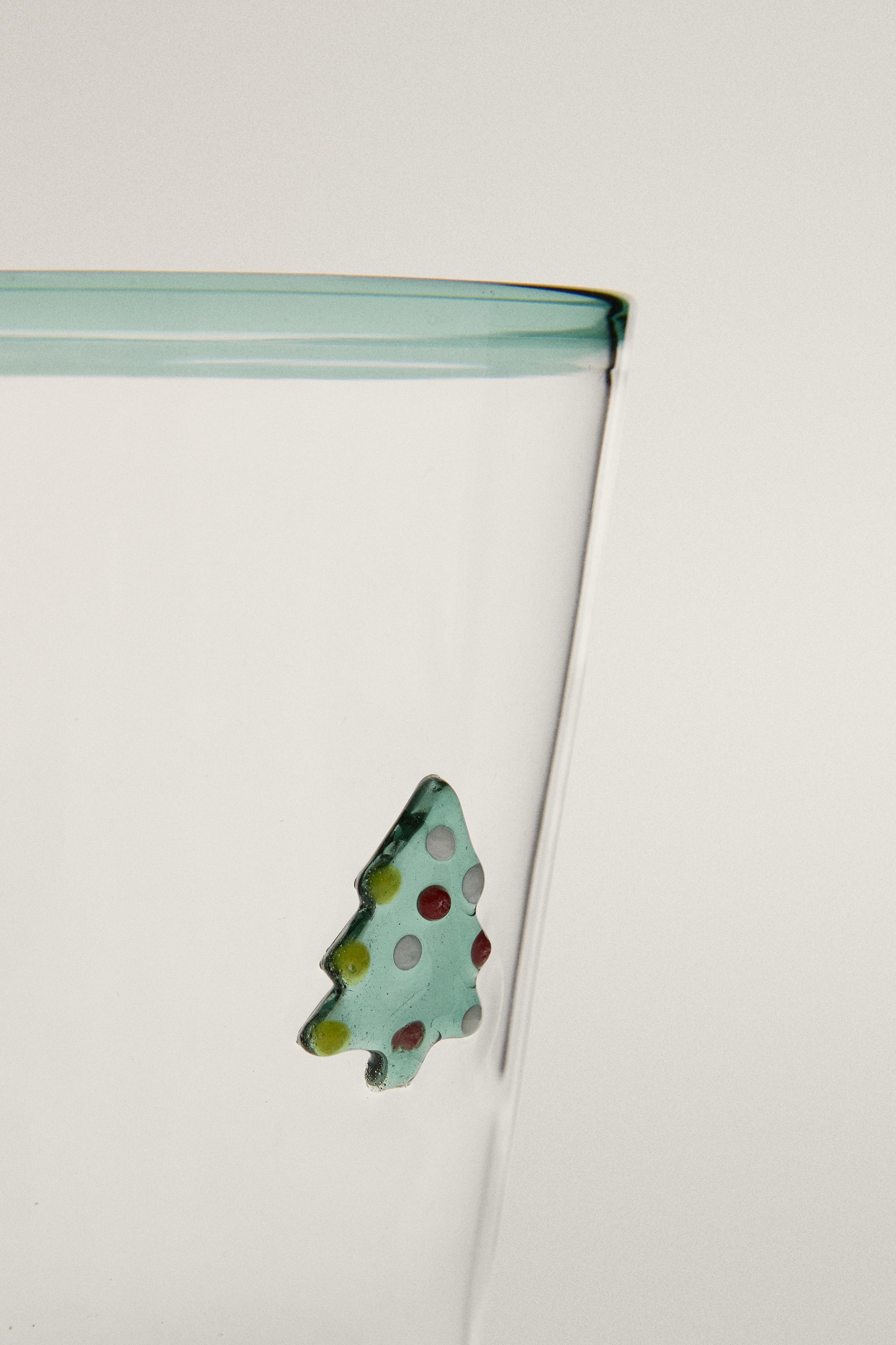 VERRE BOROSILICATE SAPIN DE NOËL