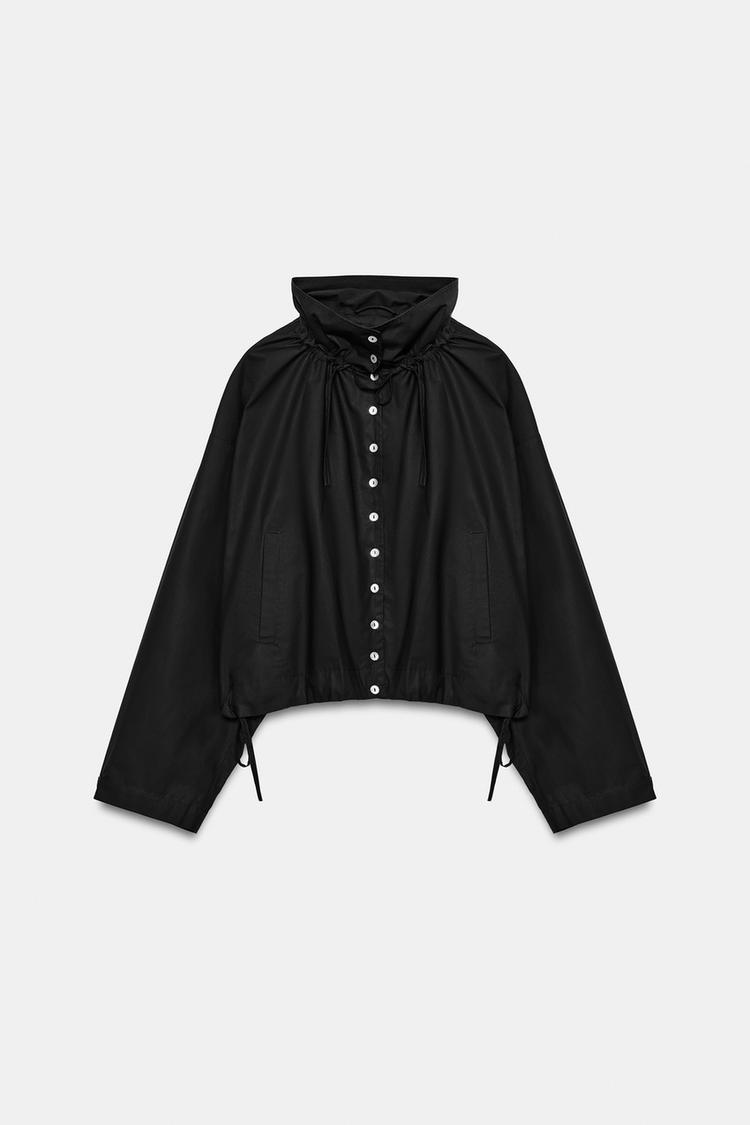 Chaqueta de algodón con lazos 8