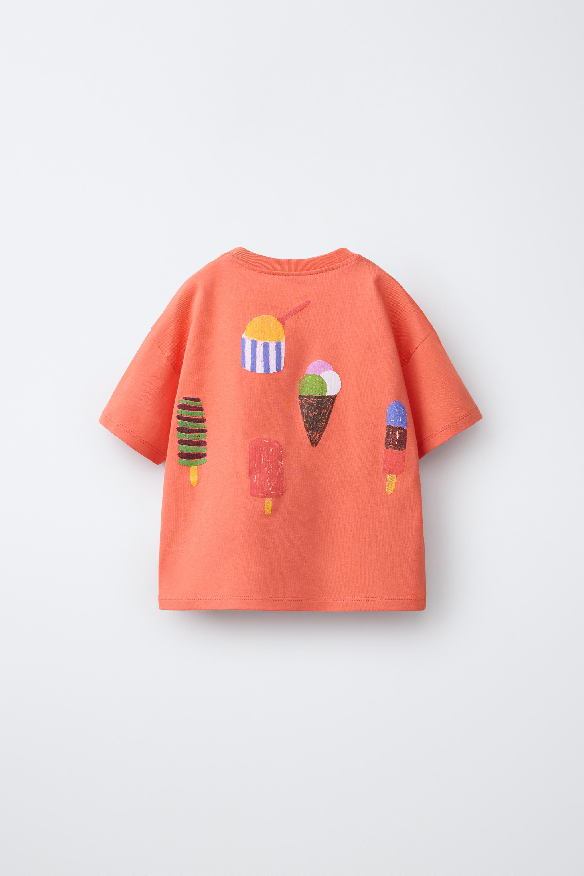 Детские футболки Zara ISABELLE VANDEPLASSCHE ICE CREAM T-SHIRT — фото 3
