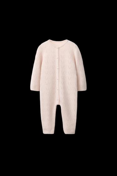 MONO PUNTO ALGODÓN LANA - Beige claro de Zara - Imagen 0