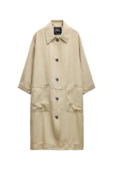 OVERSIZED WASHED TRENCH ZW COLLECTION