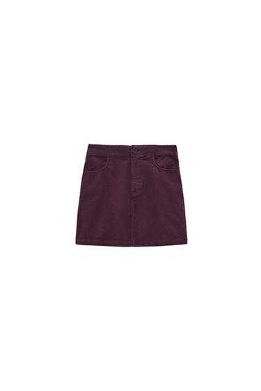 CORDUROY MINI SKIRT