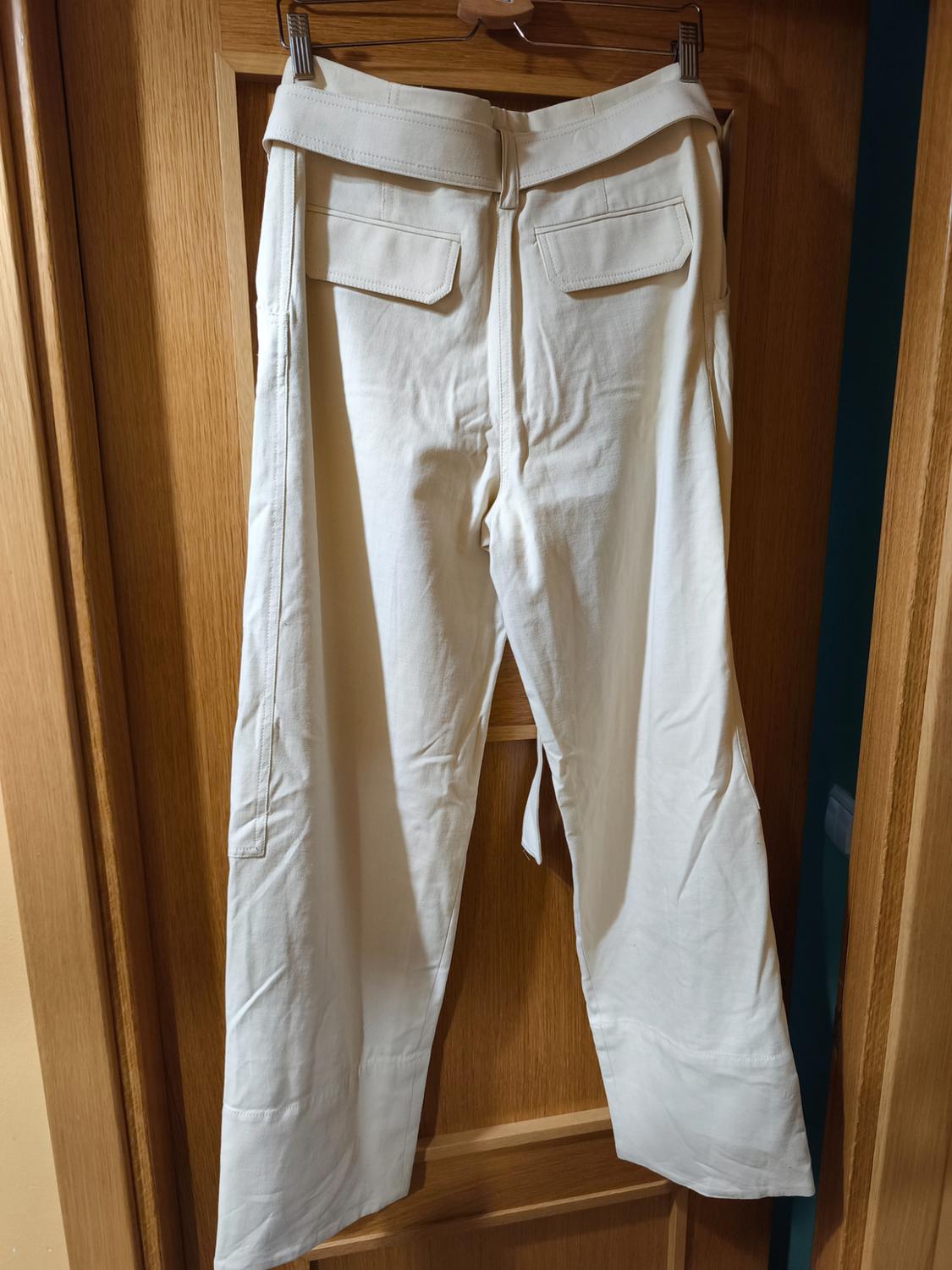 COTTON TROUSERS WITH BELT - Image 3