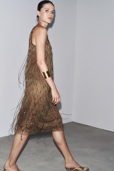 TOP FANTAISIE ZW COLLECTION - Doré de Zara - Image 3