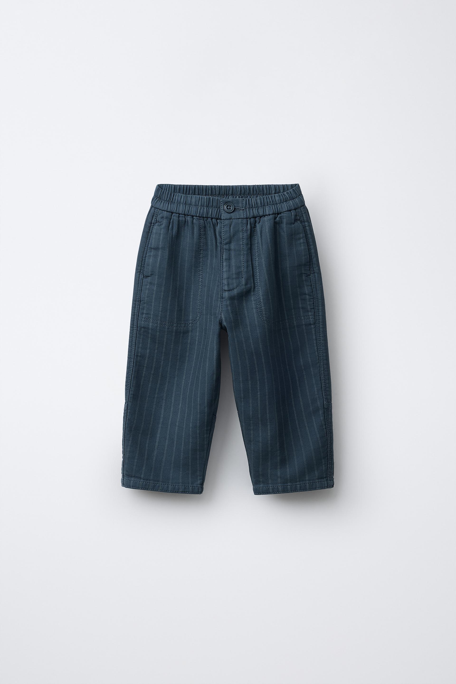 Striped Baggy Trousers