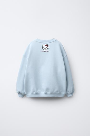 HELLO KITTY © SANRIO PRINTED SWEATSHIRT - Light blue by Zara - Image 1