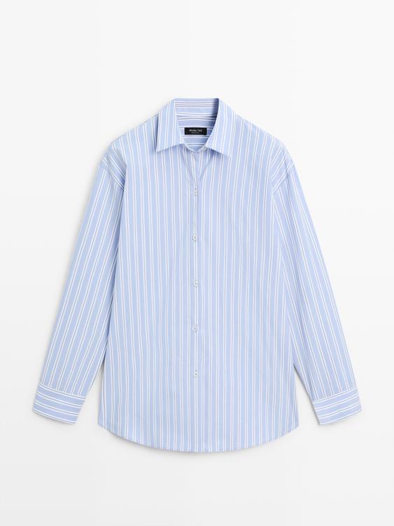 100% cotton striped shirt