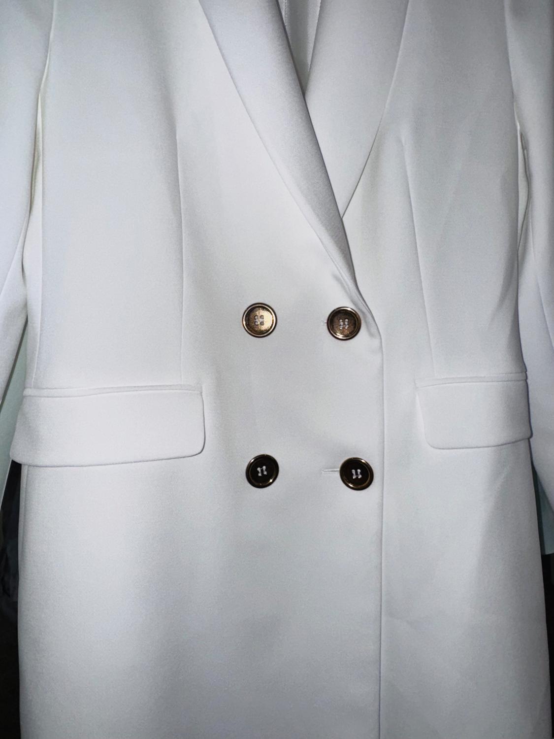 LONG DOUBLE-BREASTED BLAZER - Image 3