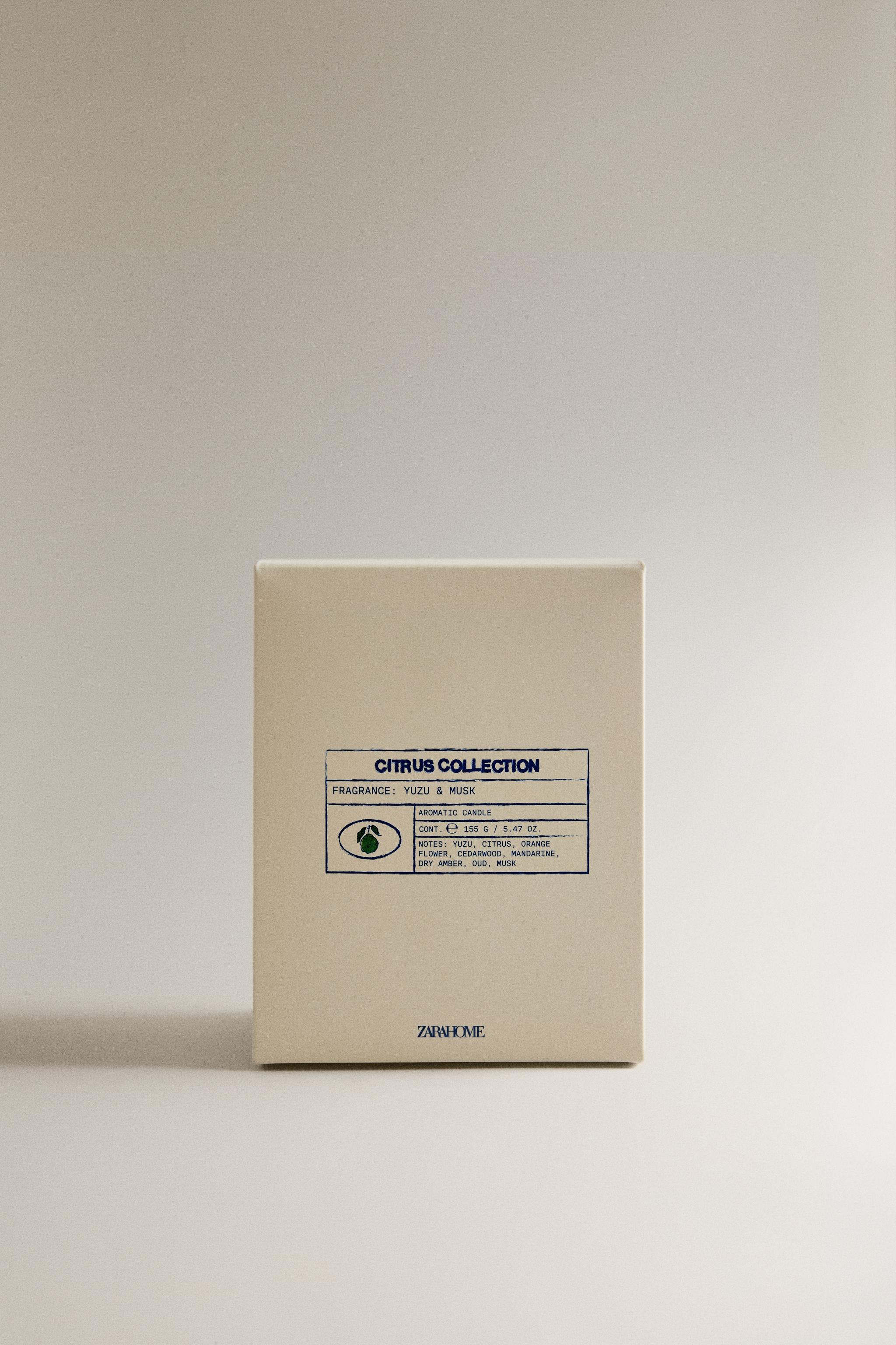 (155 G) YUZU & MUSK SCENTED CANDLE