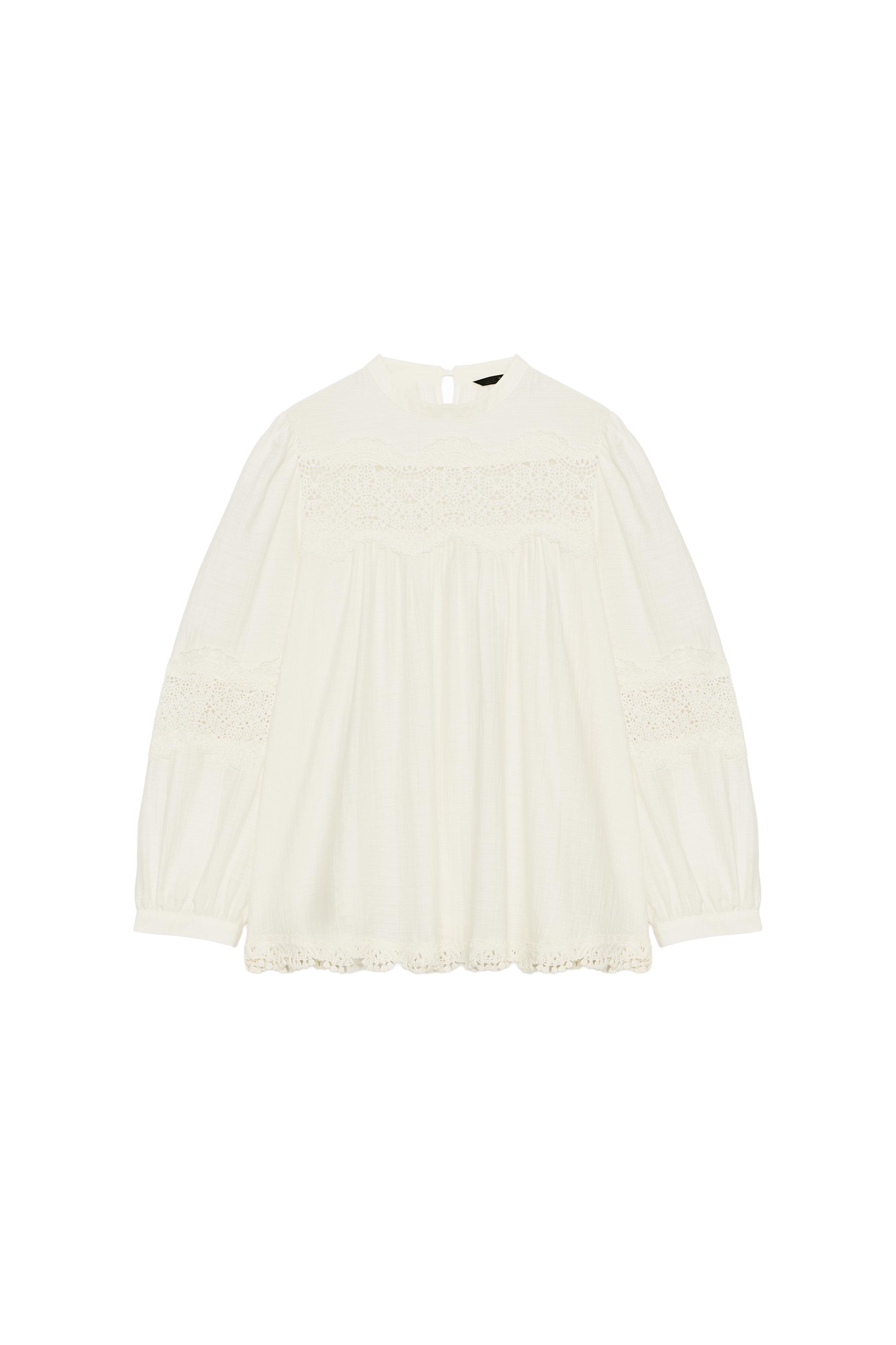 BLUSA ROMÁNTICA ENCAJE