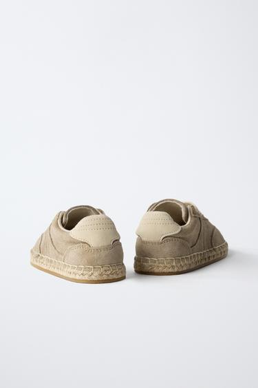 JUTE TRAINERS - Sand Brown by Zara - Image 4