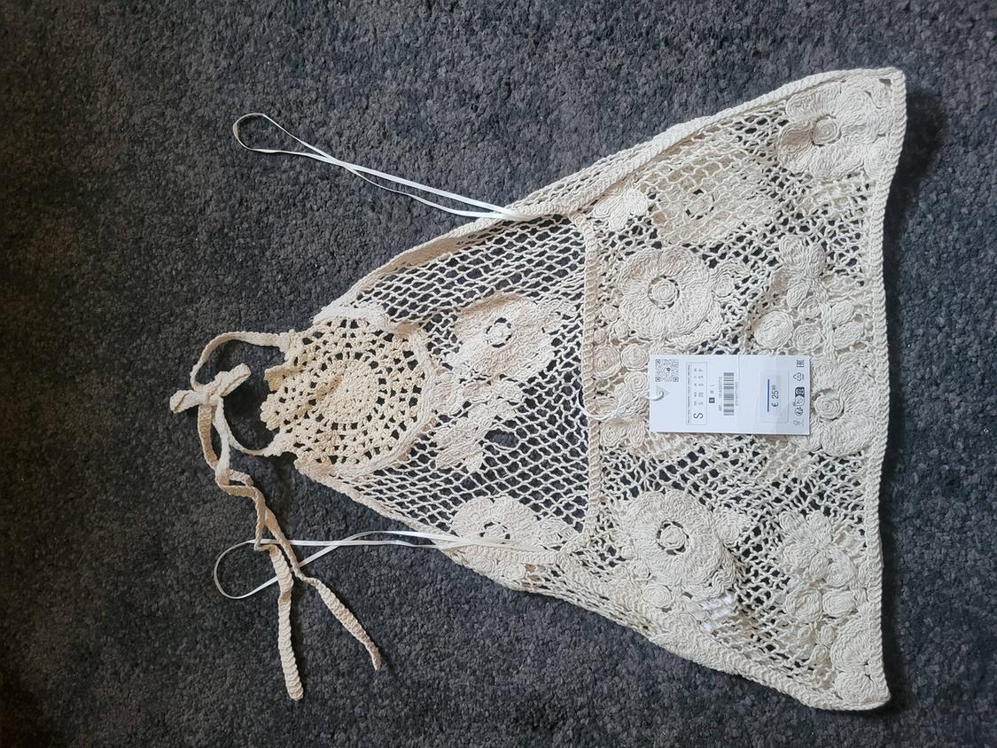 CROCHET HALTER NECK TOP - Image 2