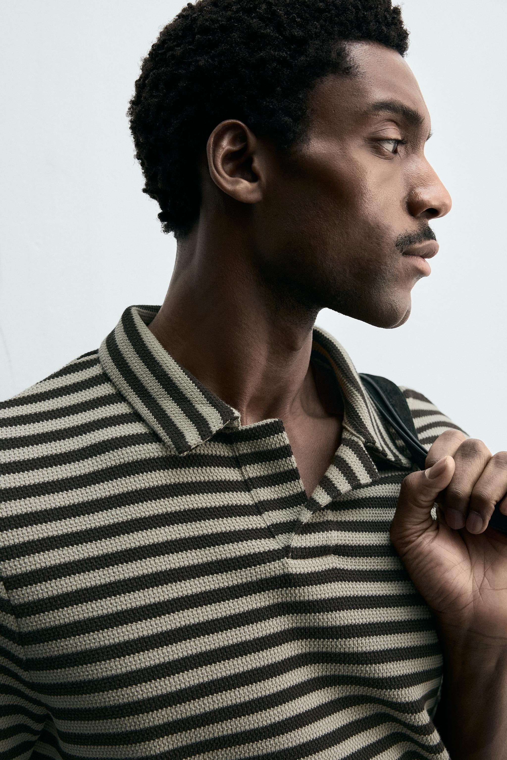 REGULAR FIT TEXTURED POLO