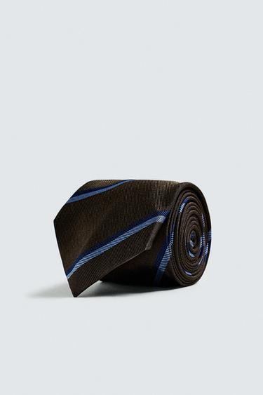 CORBATA 100% SEDA RAYAS - Marino de Zara