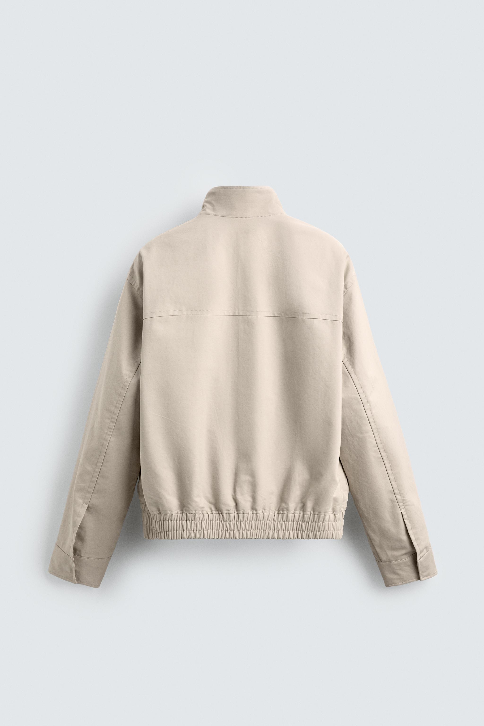 COTTON POCKET JACKET - Stone | ZARA India