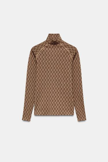 JACQUARD THERMOLITE® CORE KAMISETA TERMIKOA, SKI COLLECTION - kafe-kolorea, Zara-rena