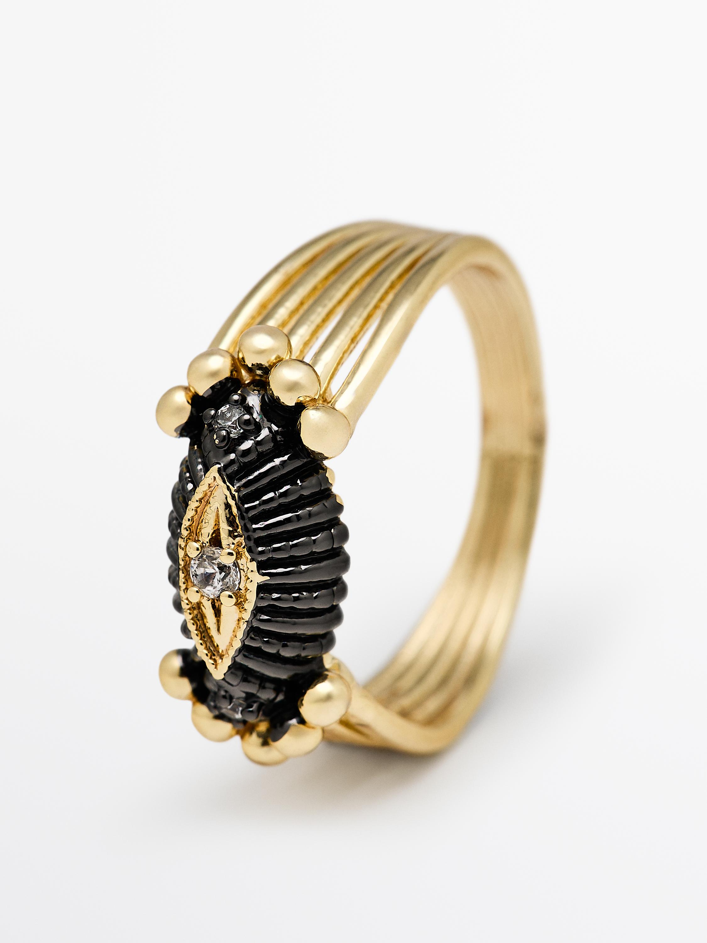 Bague bijou à brillants