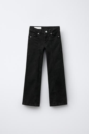 JEANS BOOTCUT NERVIO - Negro de Zara