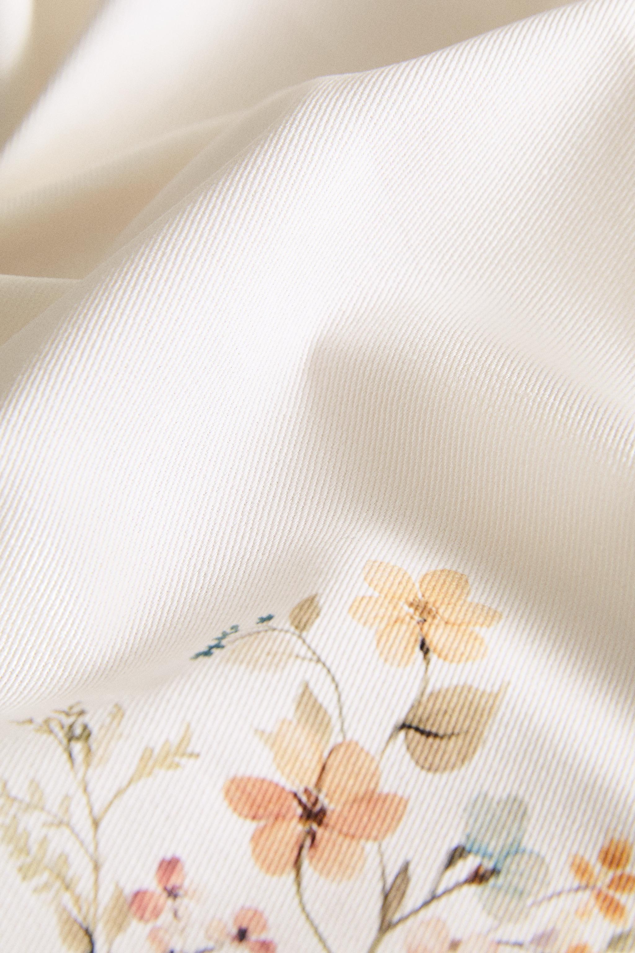 SERVIETTE DE TABLE IMPRIMÉ FLORAL (LOT DE 2)