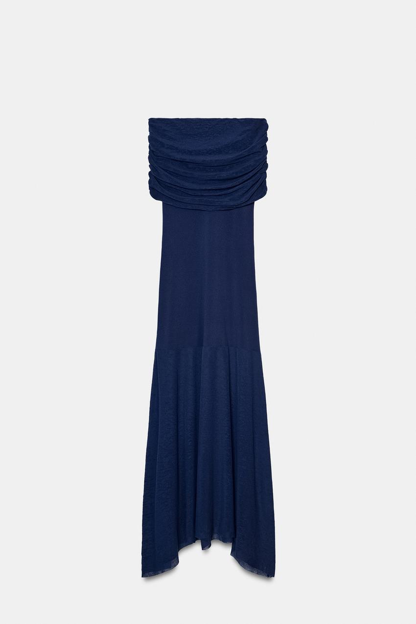 zara dropped shoulder knit dress I Just Found Every Major Spring 2021 Trend at Zara