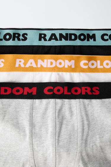 6-14 ANS/ LOT DE TROIS BOXERS À INSCRIPTION - Multicolore de Zara - Image 1