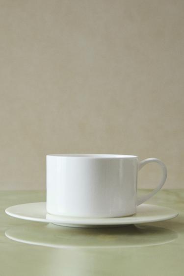 BONE CHINA TEACUP - White by Zara - Image 5