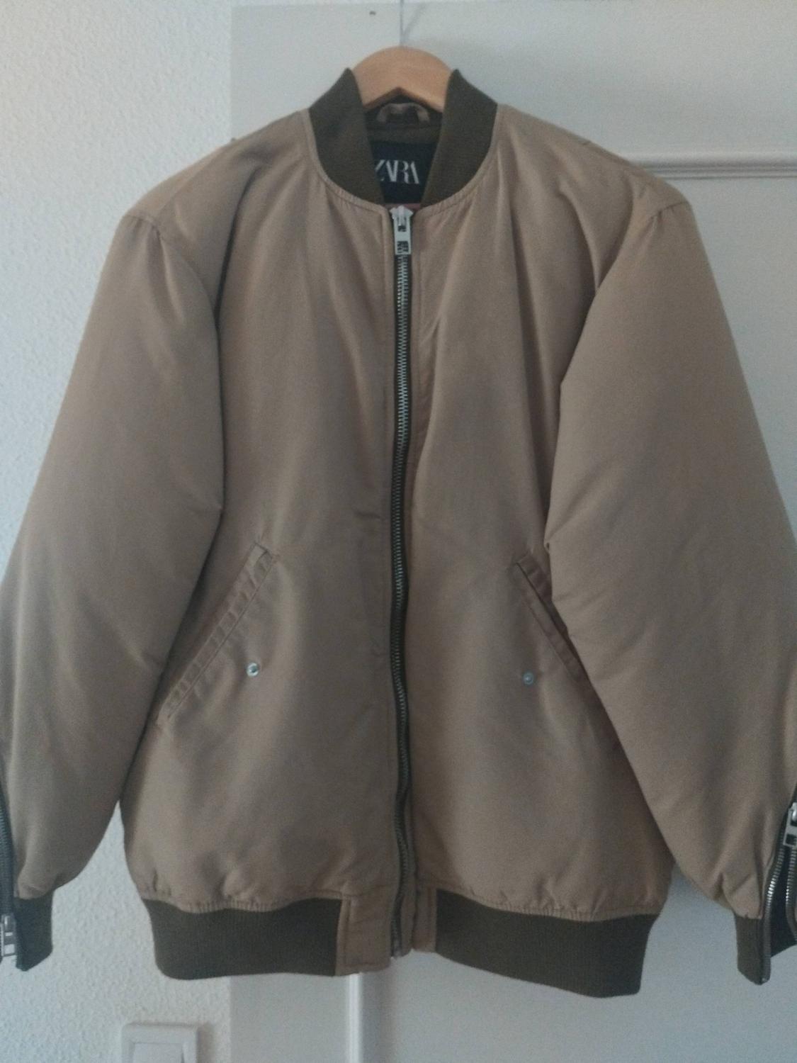 OVERSIZE NYLON BOMBER JACKET - Image 5