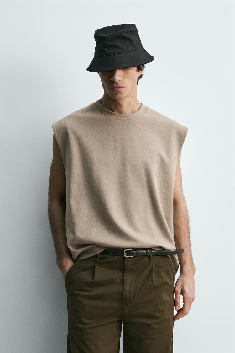ZARA CROPPED FIT TANK TOP