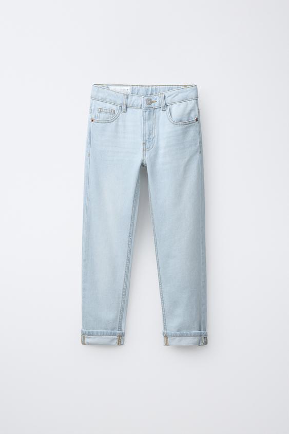 STRAIGHT-LEG JEANS - Blue by Zara - Image 0