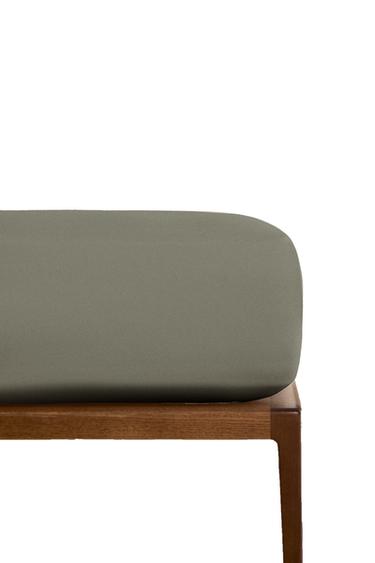 SATEEN FITTED SHEET | 30 CM HIGH (300 THREAD COUNT) - Blue / Green by Zara