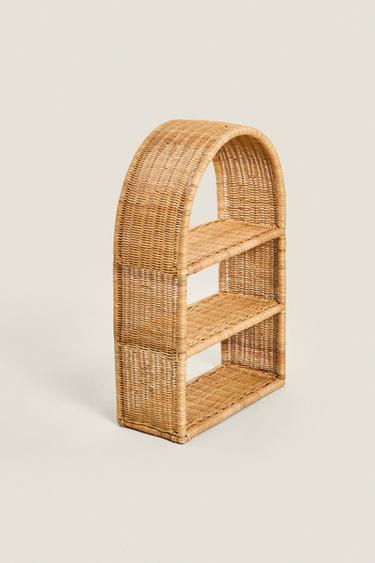 ÉTAGÈRE ENFANT ROTIN OVALE - Beige clair de Zara - Image 1