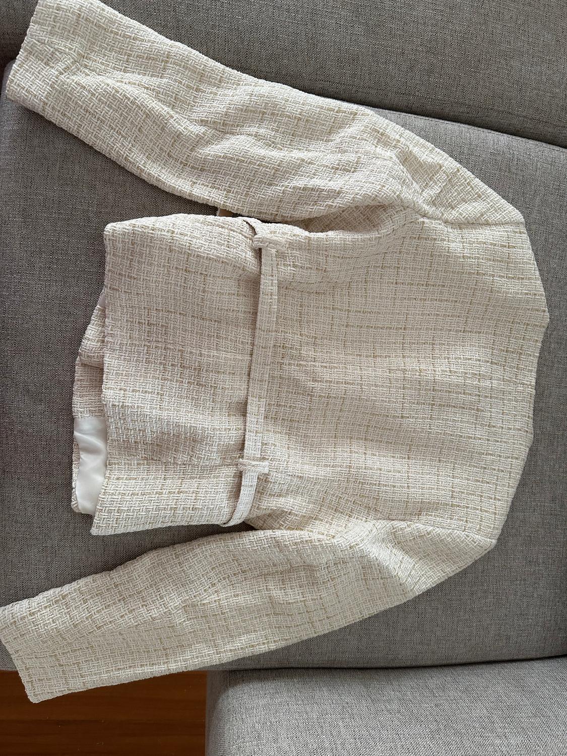 BELTED WOVEN JACKET - Image 3