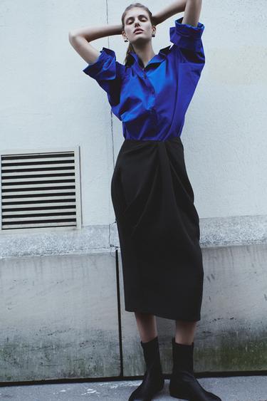 MIDI GONA TOLESDURA, - Beltza, Zara-rena