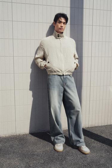 RIPPED BAGGY FIT JEANS - Blue by Zara