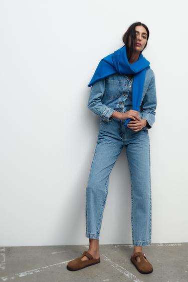 Z1975 DENIM JUMPSUIT - Mid-blue by Zara - Image 0