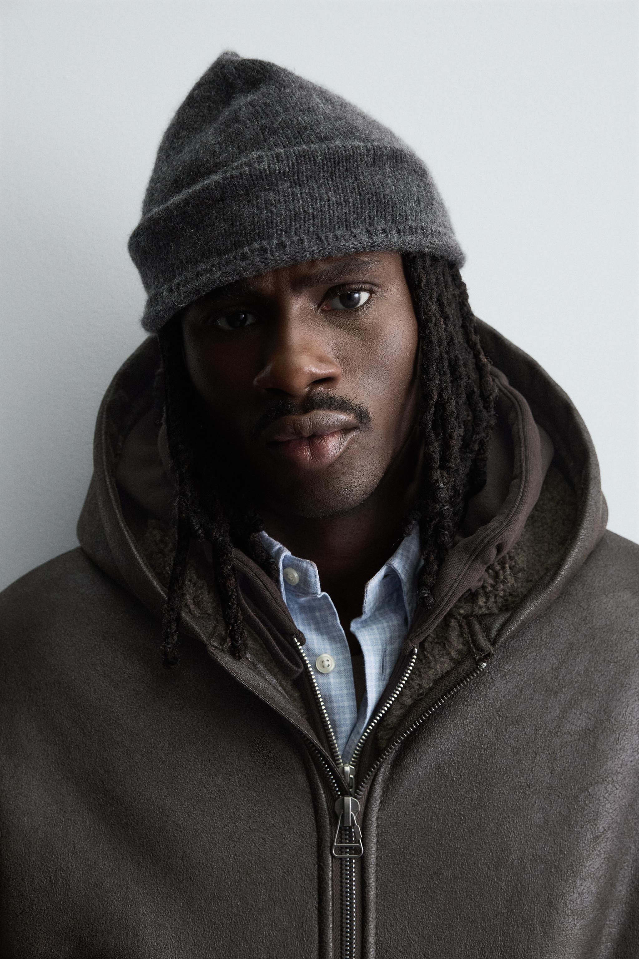 BLOUSON EN MATIÈRE SYNTHÉTIQUE DOUBLE FACE