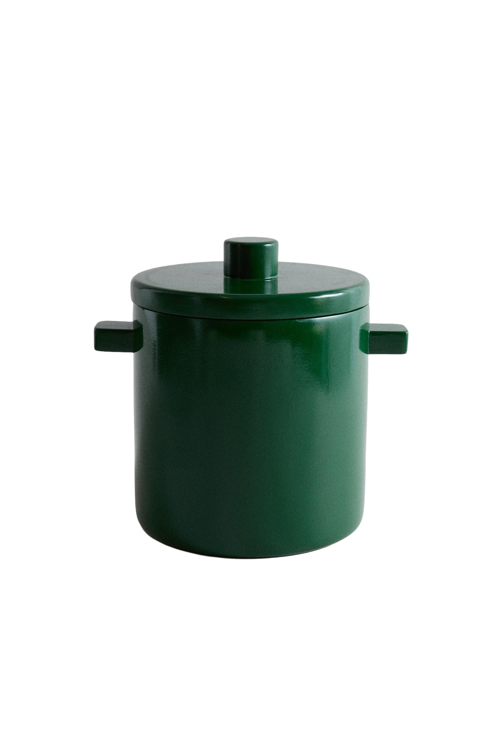 ACACIA WOOD ICE BUCKET - Green | ZARA United States
