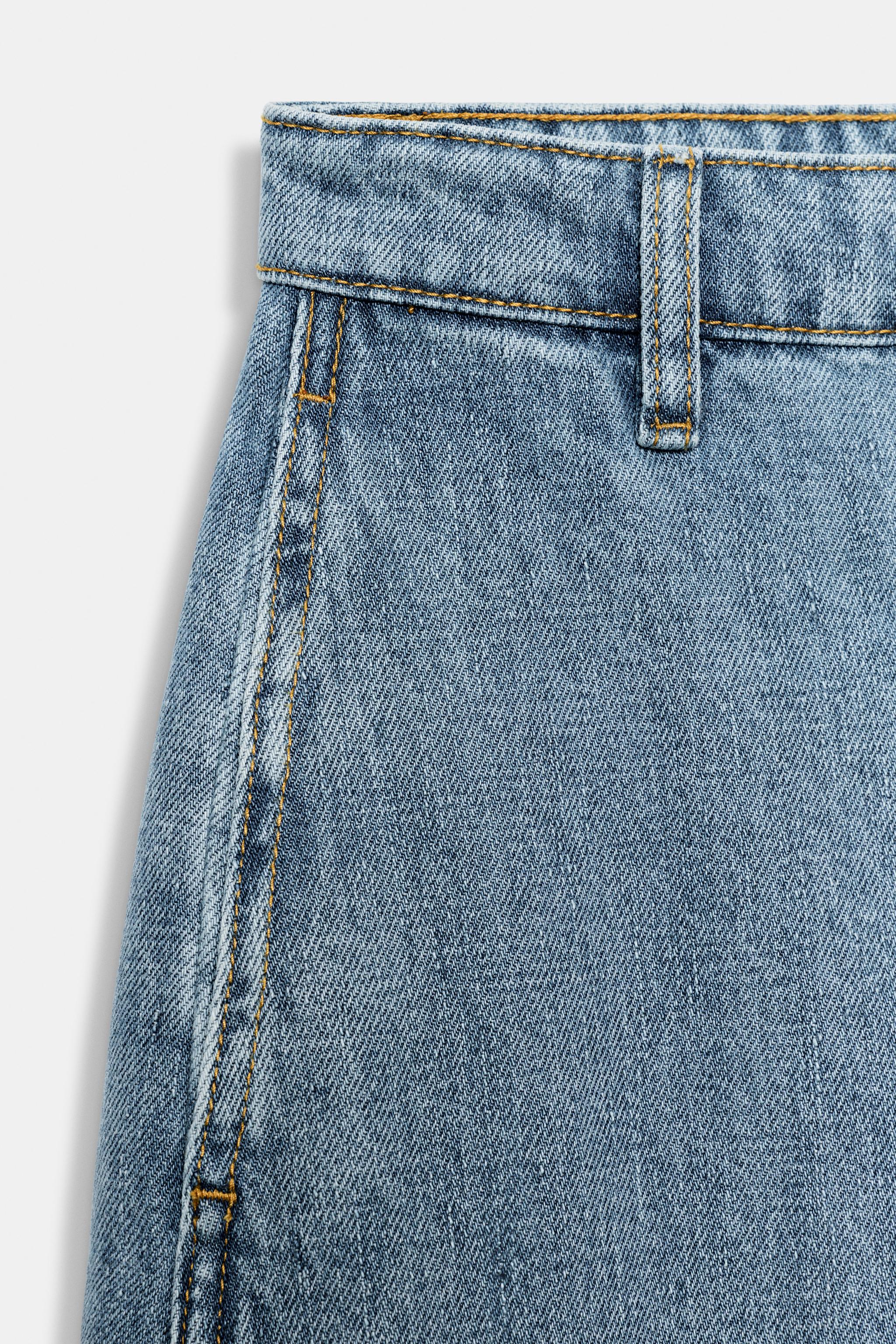 Zara ZW COLLECTION YÜKSEK BEL BALON JEAN görsel 8