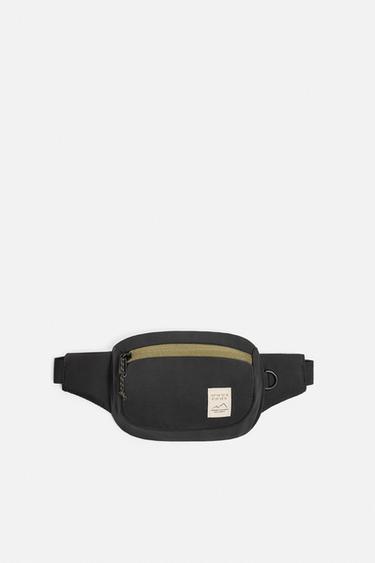 RIÑONERA TÉCNICA CONTRASTE - Negro de Zara