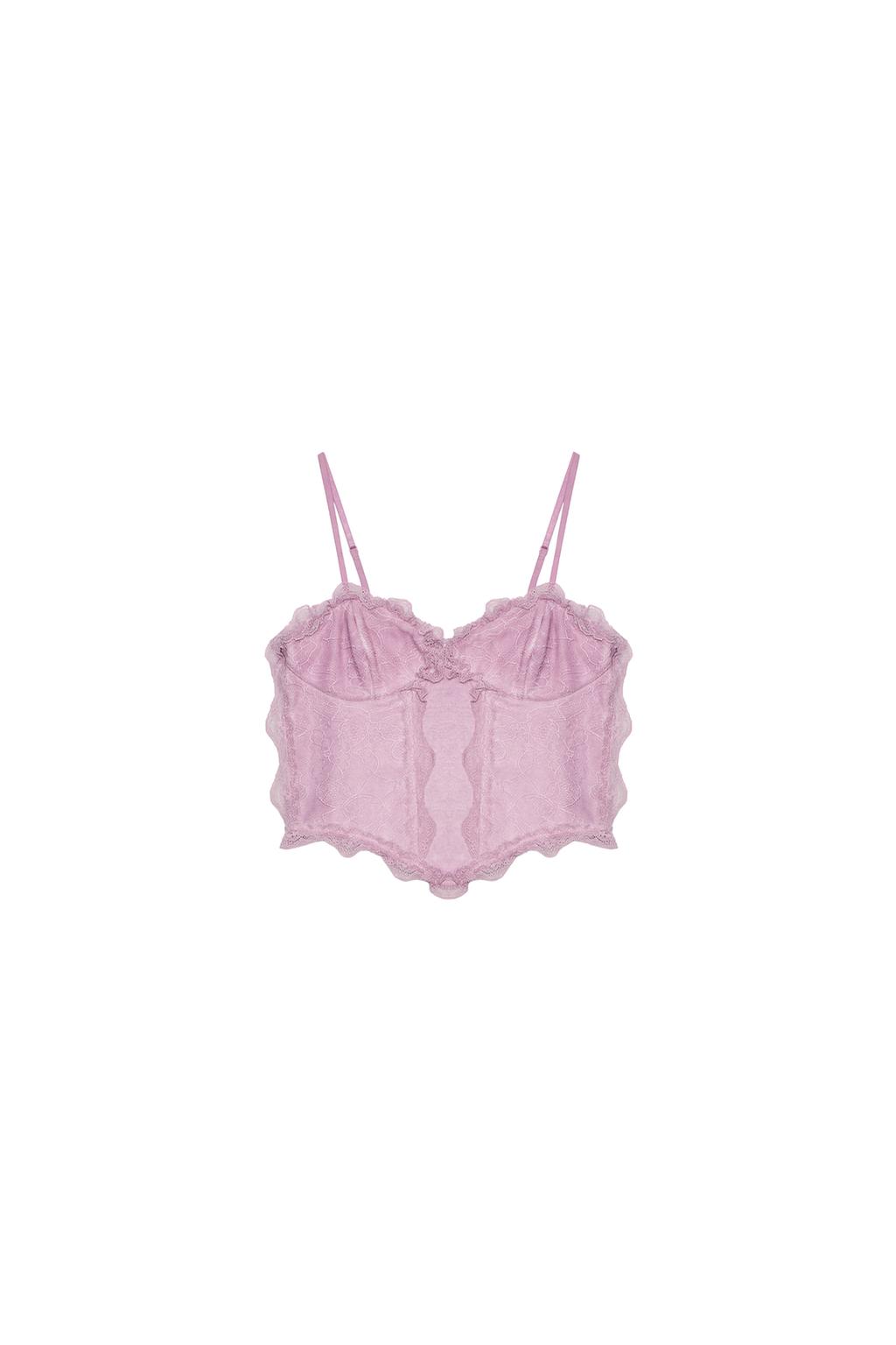 LACE COMBINATION CORSET TOP - image 3