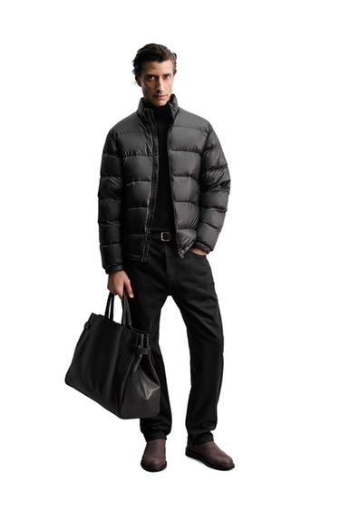 CAZADORA PLUMÍFERO 100% PLUMA WATER REPELLENT - Negro de Zara