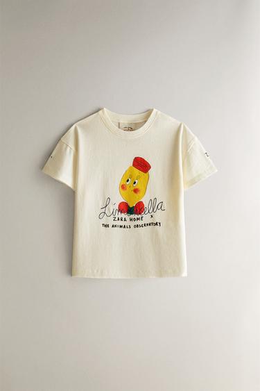 T-SHIRT ENFANT LIMONCELLA X THE ANIMALS OBSERVATORY - Beige clair de Zara - Image 0