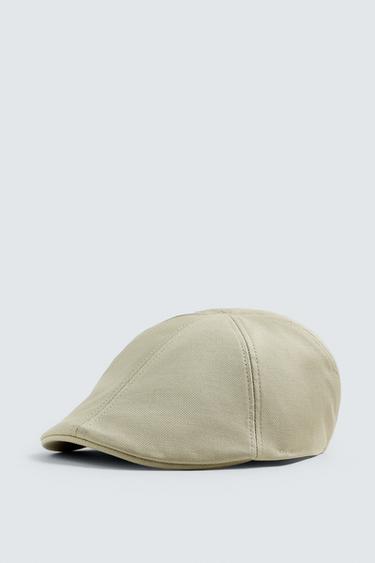 Zara TEXTURED BERET - Ecru