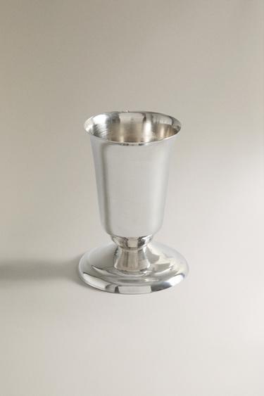 KERZENHALTER GLÄNZENDER STAHL - Silber von Zara